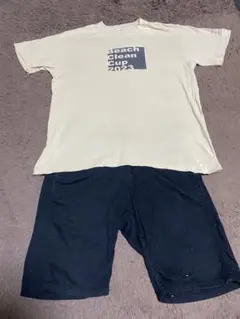 NSA公認AAクラス静波ビーチクリーンカップTシャツ&AZUL短パン上下セット