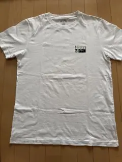 ホワイト Tシャツ フロントポケット バックプリント