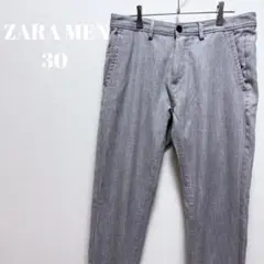 ZARA メンズ パンツ 30 グレー 薄手【31】