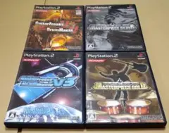 ギターフリークス&ドラムマニア PS2 4点セット