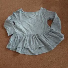 GAP ペプラムロングTシャツ 80cm