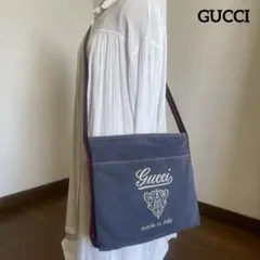 ◇ 良品GUCCI グッチ シェリーショルダーバッグ キャンバス ロゴプリント◇