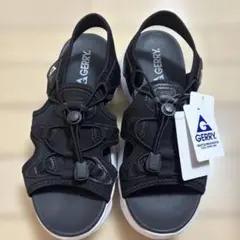 しまむら　GERRY サンダル　ブラック　新品