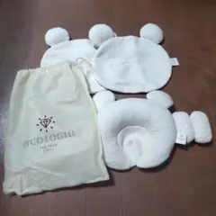 PICOLIGIO ベビー枕 クマ型 収納袋付き