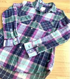 American eagle コットンチェックシャツ✨✨✨