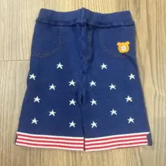【未使用品】HOT-B ネイビー 星柄 パンツ 80