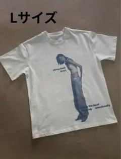 Tシャツ 白 グラフィック アメカジ y2k グランジ メンズ　opium L