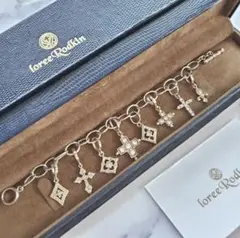 loree Rodkin8チャームブレスレットジルコニアシルバーローリーロドキン