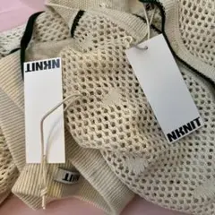 NKNIT ンニット mesh♡ pattern KNIT  新品