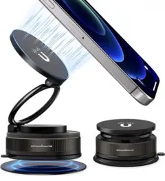 TikTokバズり商品 スマホホルダー 車 マグネット真空吸盤24×N55磁石