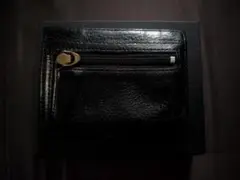 KINGZ トリックウォレット 二つ折り財布 ブラックレザー