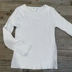 ZARA ホワイト 長袖カットソー 128