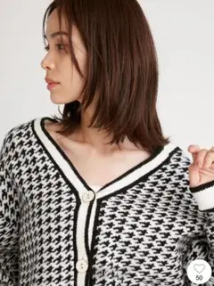 【SNIDEL】22AW バリエーションプレッピーカーディガン