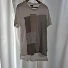 E5682【ディーゼル】Tシャツ　ホワイト　クルーネック　カジュアル　人気　春夏