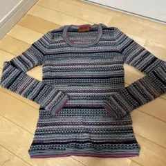 最終お値下げ❣️♡価値ある逸品新品未使用MISSONIミッソーニの薄手セーターM♡