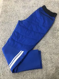 ★美品・メンズXL★パーリーゲイツ ダウンパンツ ナイロン ブルー ジャージ