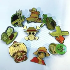 【レトロ】グッズ ワンピース ピンバッジ ONE PIECE メタルピンバッジ