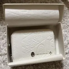 CASTELBAJAC ホワイトコインケース