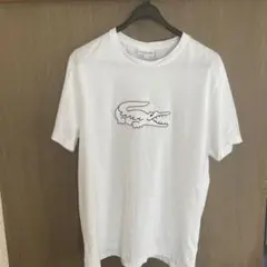 LACOSTE ホワイト Tシャツ US L