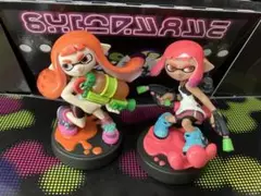 人気amiiboガール2体（スプラトゥーン　アミーボ）