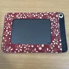 ⭐︎値下げ　印伝　花柄パスケース　定期入れ
