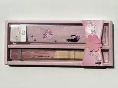 #レディース　月下桜　扇子　新品　美品