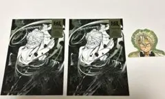鬼滅の刃 柱展 アートビジュアルステッカー&ホログラムステッカー 不死川実弥