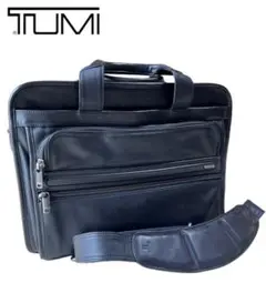 TUMI 【希少】ナッパレザー 程度極上 ビジネスバッグ 2WAY ブラック