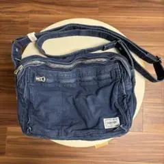 ポーター　藍染めショルダーバッグ　ヨシダカバン　porter