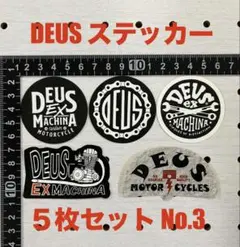DEUS デウスステッカー　5枚セット　No.3