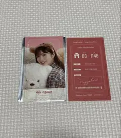 乃木坂46 小川彩　NOGIめくり チケット風ステッカー