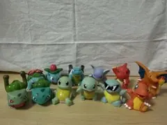 ポケモン指人形　初代(フシギダネ　ゼニガメ　ヒトカゲ)セット