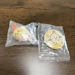 【ちいかわ×くら寿司2025】うさぎフィギュア＆缶バッジ