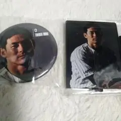 千葉ロッテマリーンズ/荻野貴司　アクスタ&缶バッジ
