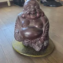 樹脂製 笑顔の仏像 置物 約30cm