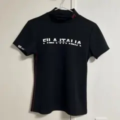 FILAGOLF モックネックシャツ Mサイズ フィラゴルフ ブラック