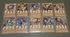 【まとめ売り】レジャフェス　ゲストパス　クリアカード　デレマス　パッション