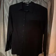 UNIQLO ブラック 長袖シャツ M