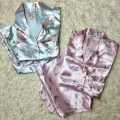 未使用級✨ オリエンタル シルク コレクション SILKYパジャマ 上下 セット