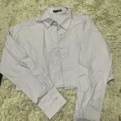 DAZY 薄紫 クロップドシャツ Lサイズ