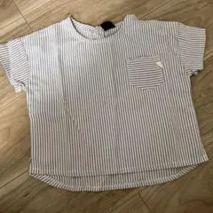ストライプ柄 半袖シャツ