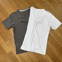 無印良品 天竺編みクルーネック半袖Ｔシャツ(L)2着
