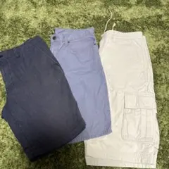 メンズショートパンツ3点セット
