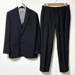美品 ザスーツカンパニー ブラックフォーマル メンズ スーツ 高級礼服喪服