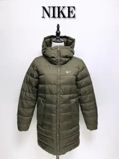 603 NIKEナイキ ダウンジャケット ダウンコート ベンチコート カーキ