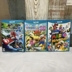 マリオカート8・マリオパーティ10・スーパーマリオ 3Dワールド 3本セット