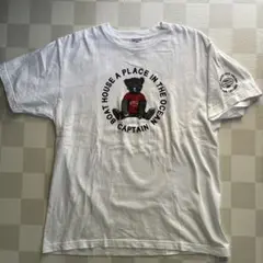 BOAT HOUSE (ボートハウス) くまさんプリント　Tシャツ　L