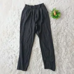 ムルーア MURUA 　カジュアルパンツ　黒　テーパードパンツ　2　ストレッチ
