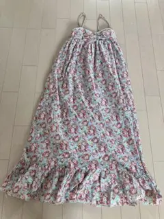 カージュ　リバティ　花柄　ロングワンピース
