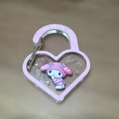 マイメロディ ハート型カラビナ
